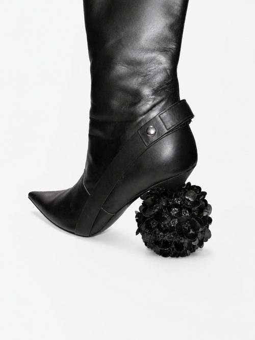 Black and black