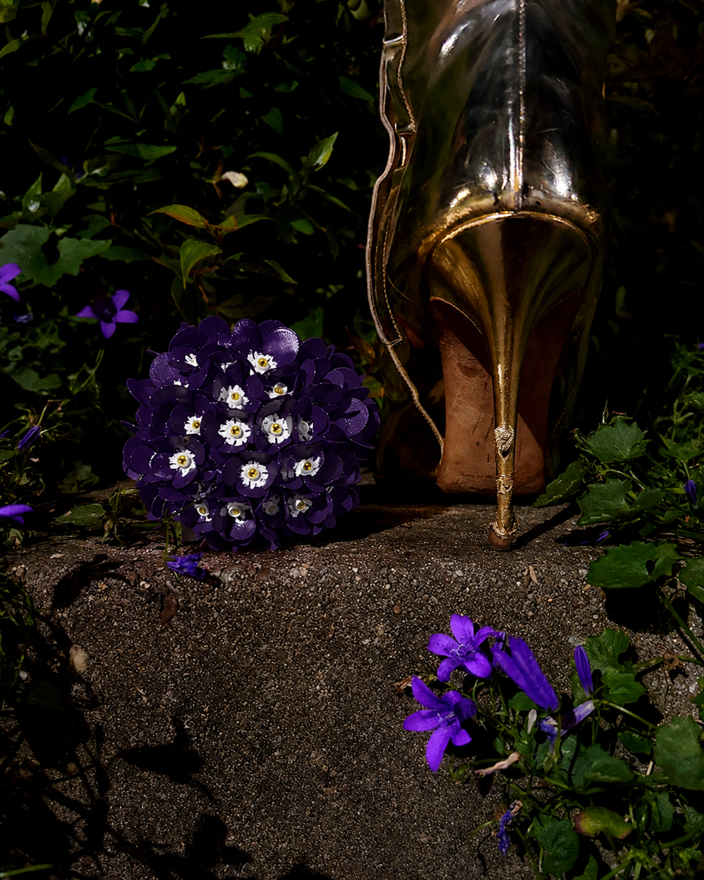 Purple and yellow