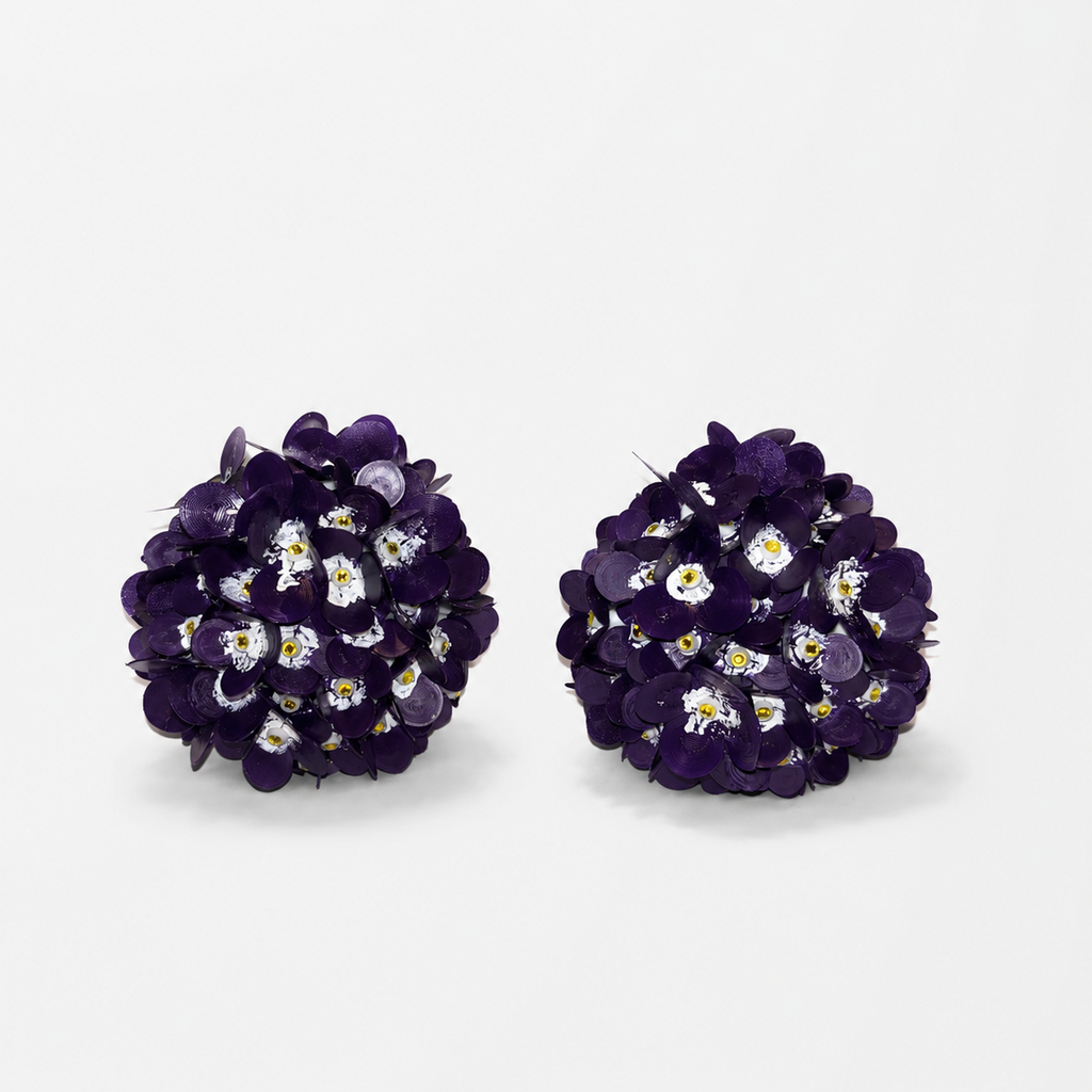 Purple and yellow